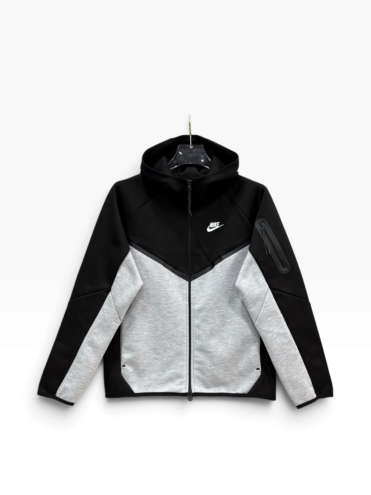 Nıke Tech Fleece Jacket :Siyah X Gri