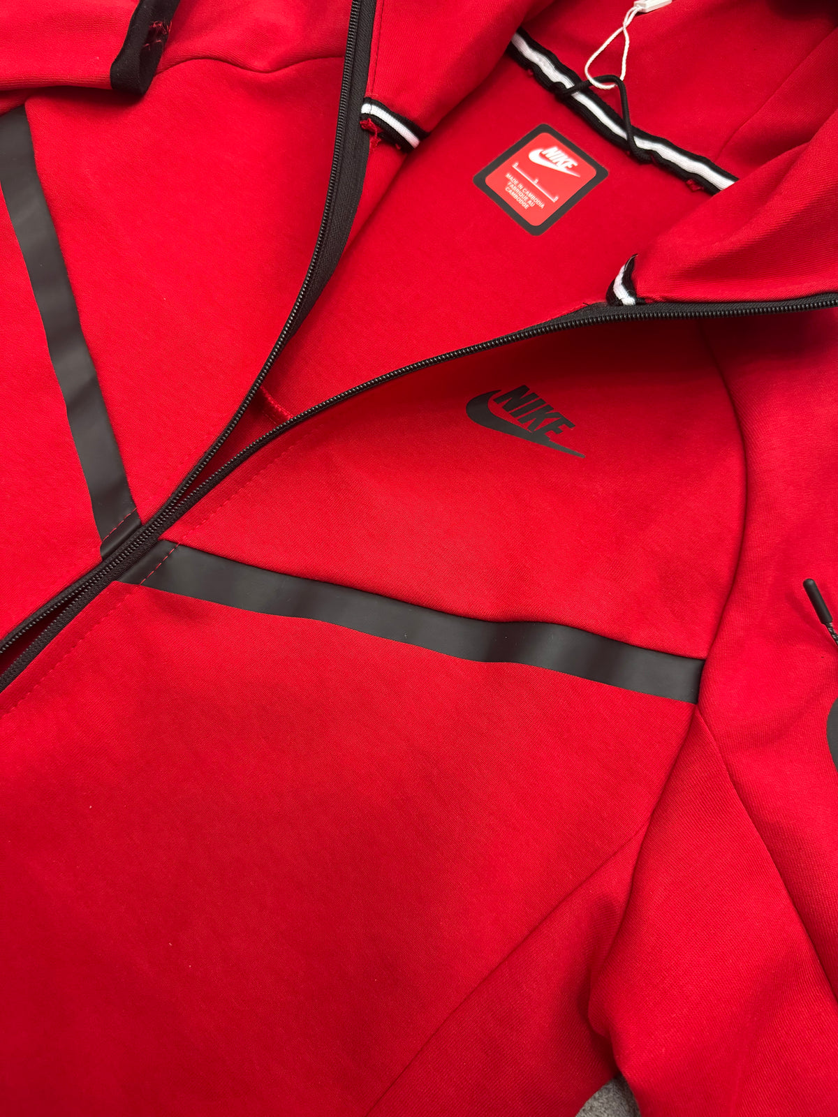 Nıke Tech Fleece Jacket :Kırmızı