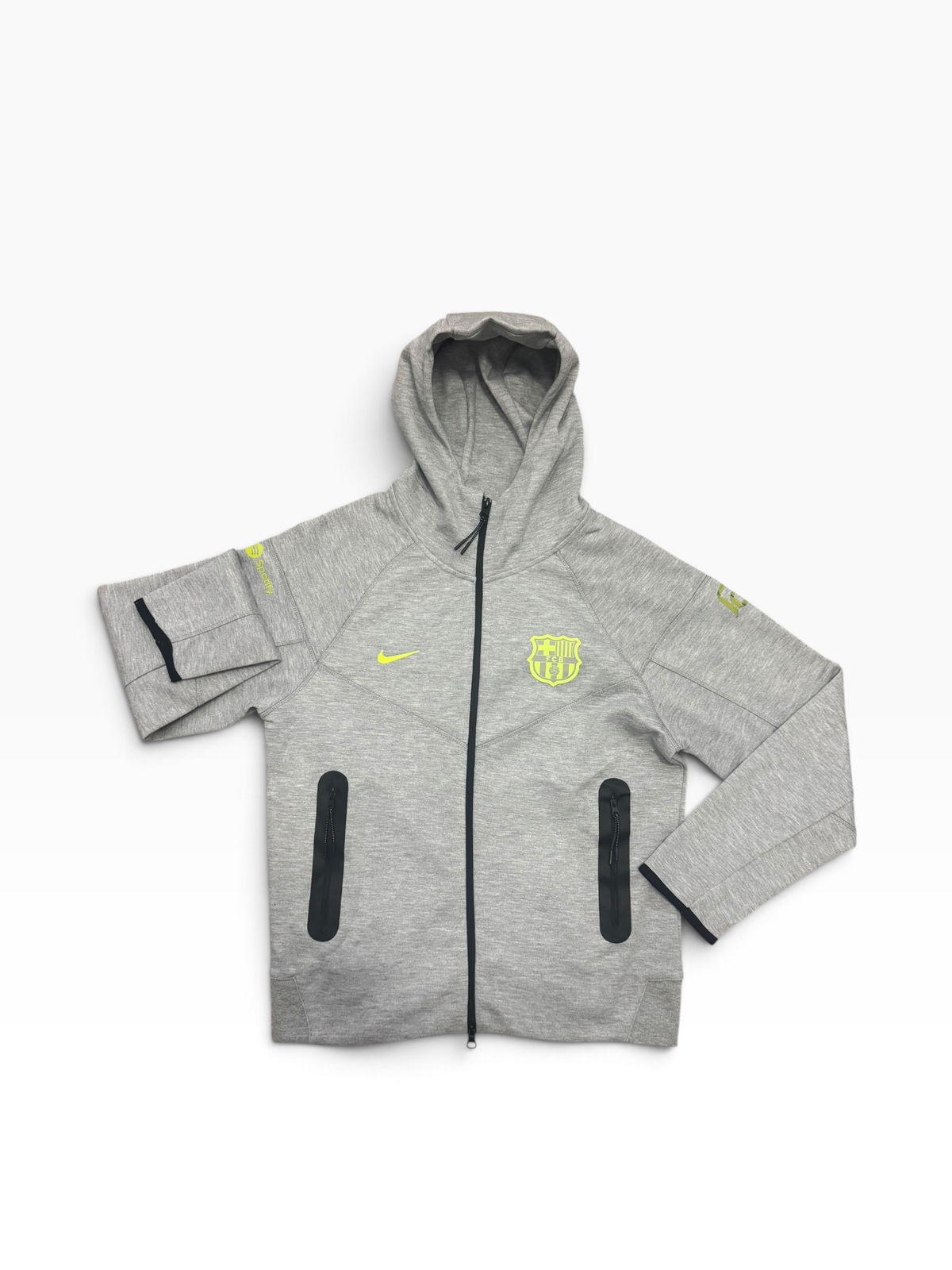 Nıke Barcelona Tech Fleece Hırka Gri.